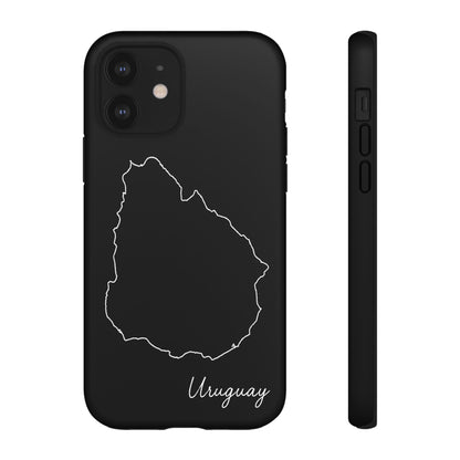 Uruguay Outline Phone Case – Minimal Country Map Tough Case (iPhone, Samsung, Pixel)
