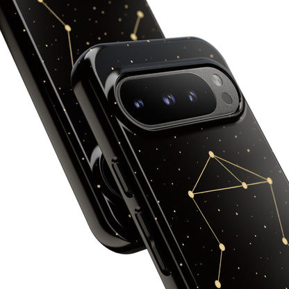 Libra Zodiac Constellation Phone Case – Luxe Gold Celestial Cover