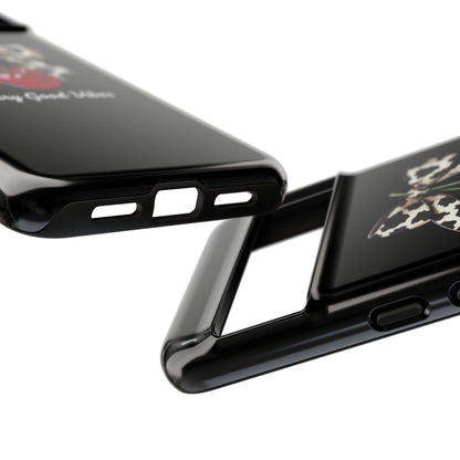 Cherry Cow Print Phone Case | Coquette Bow Aesthetic iPhone & Samsung Tough Case