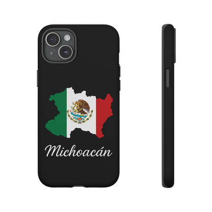 Michoacán Mexico Flag Map Phone Case | Mexican American Pride Tough Case for iPhone & Samsung