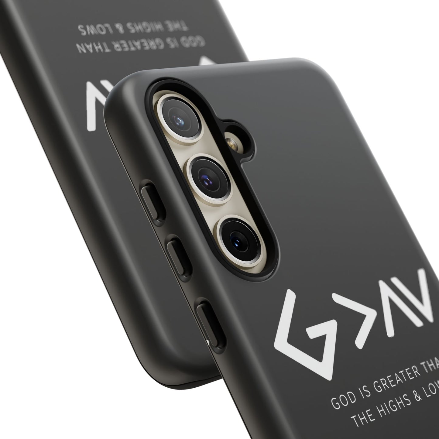 God Is Greater Than The Highs & Lows G>∧∨ Christian Phone Case