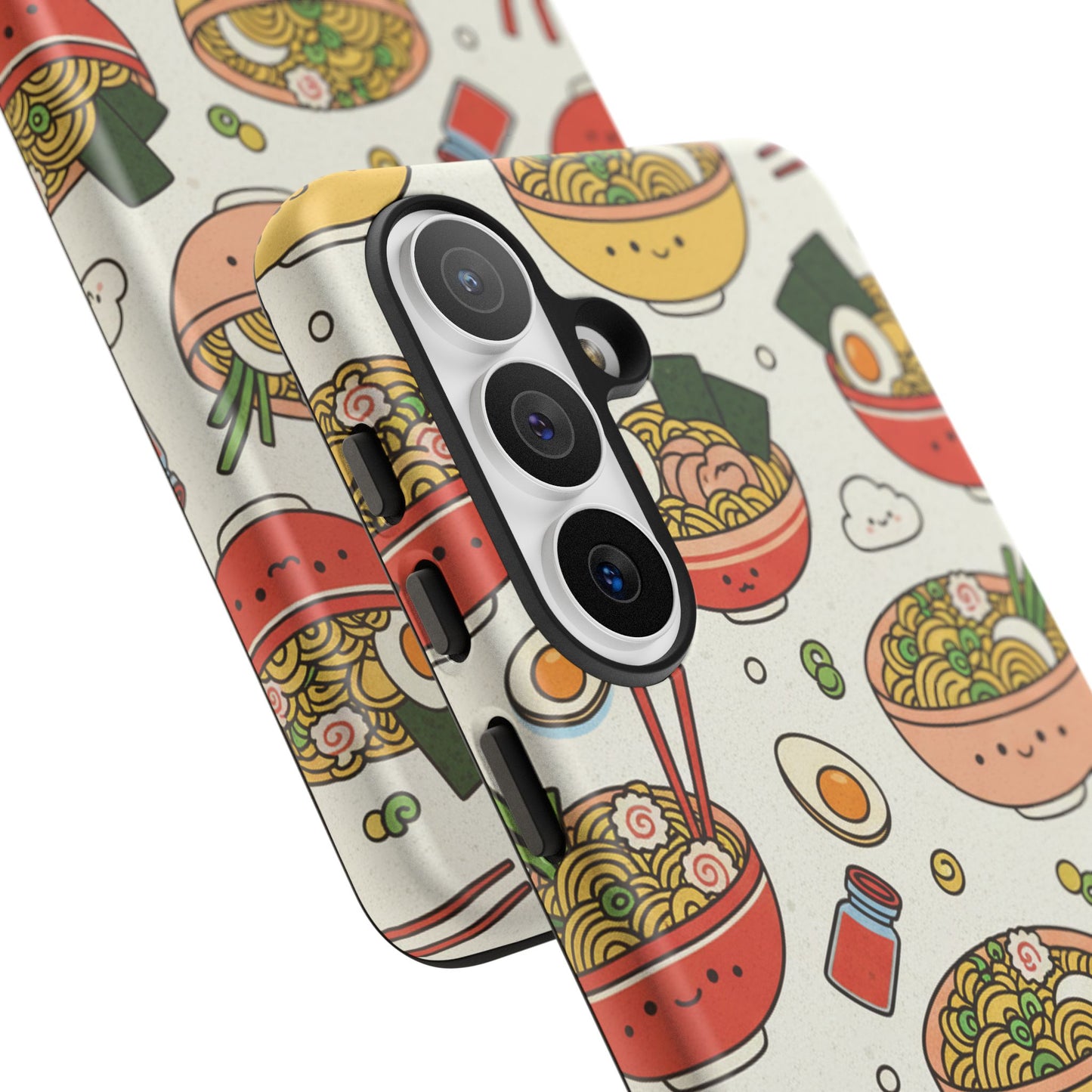 Kawaii Ramen Phone Case – Cute Japanese Food Pattern | Noodle Bowl Aesthetic Case
