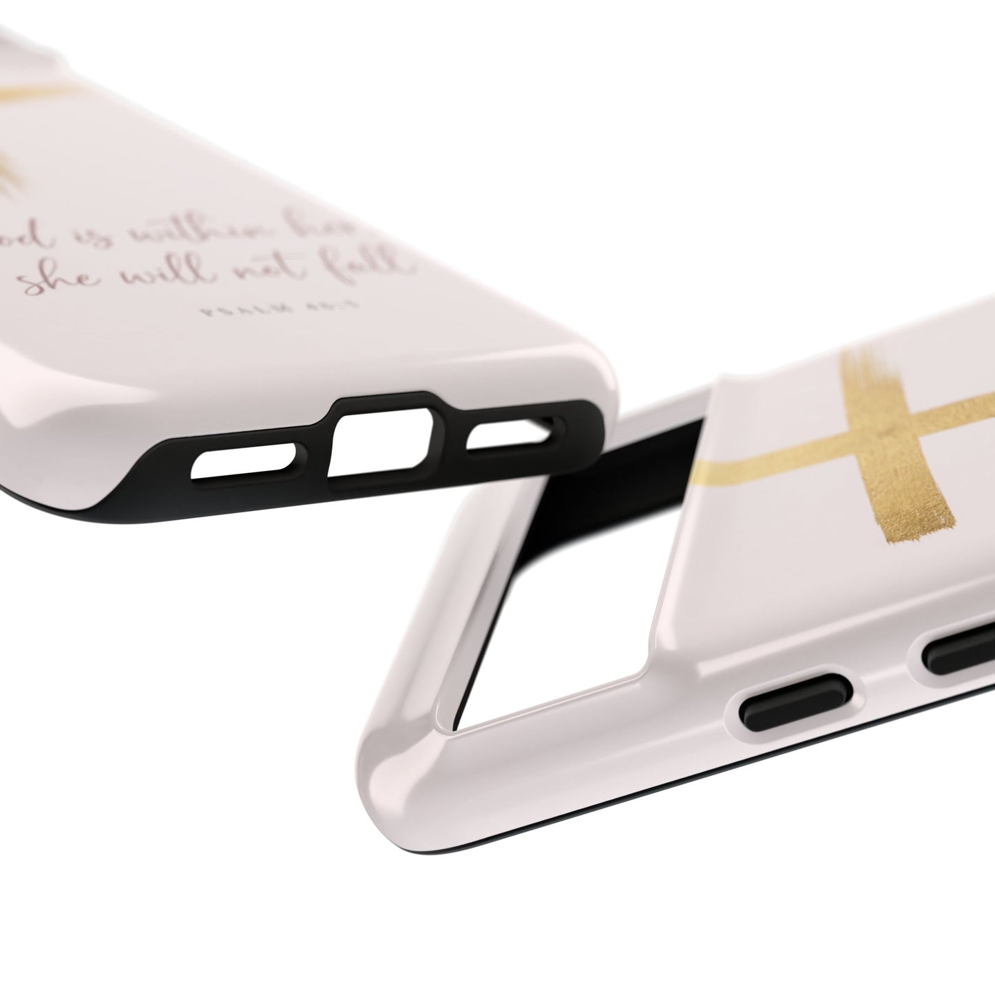 Psalm 46:5 God Is Within Her Christian Cross Phone Case Faith Gift
