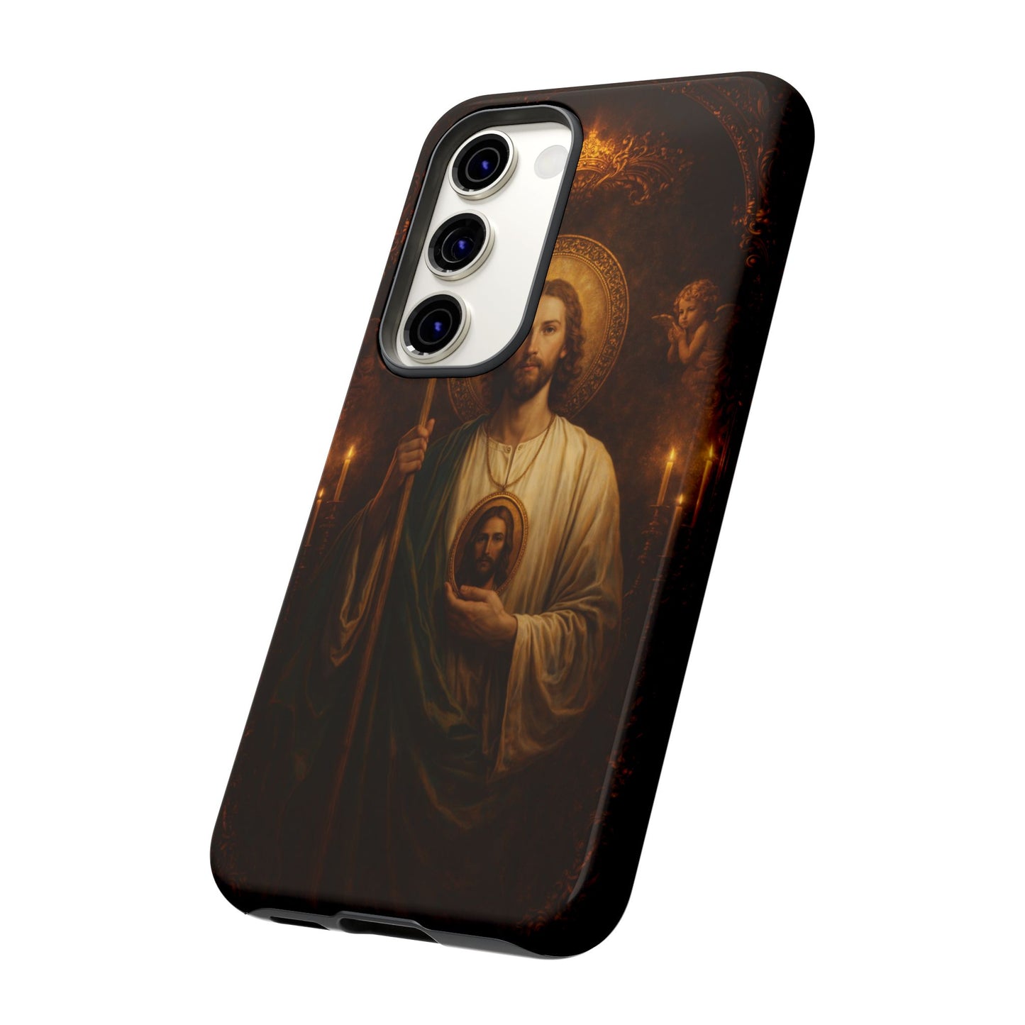 San Judas Phone Case Saint Jude Catholic Saint Religious Art Portrait Tough