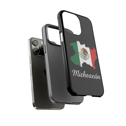 Michoacán Mexico Flag Map Phone Case | Mexican American Pride Tough Case for iPhone & Samsung