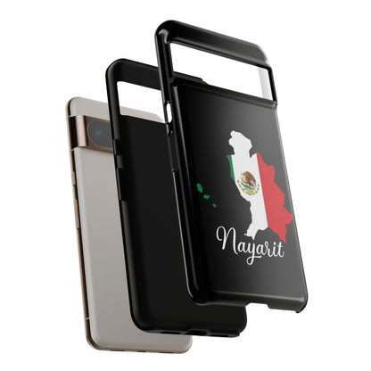 Nayarit Mexico Flag Map Phone Case | Mexican American Pride Tough Case for iPhone & Samsung