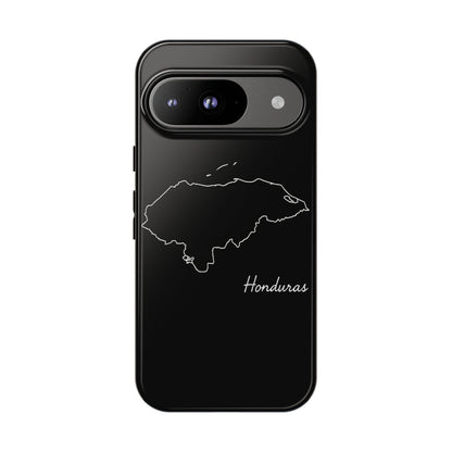 Honduras Outline Phone Case – Minimal Country Map Tough Case (iPhone, Samsung, Pixel)