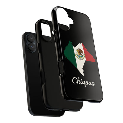 Chiapas Mexico Flag Map Phone Case | Mexican American Pride Tough Case for iPhone & Samsung