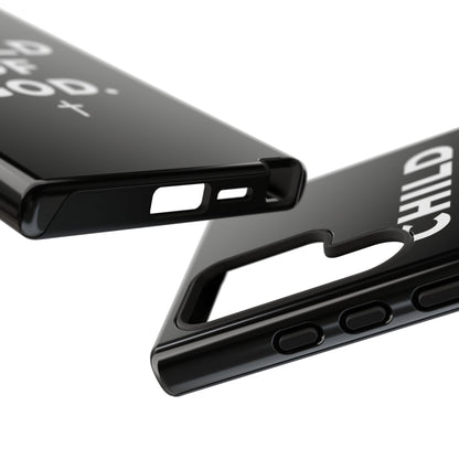 Child of God Phone Case Christian Black Aesthetic Cross Tough Cover