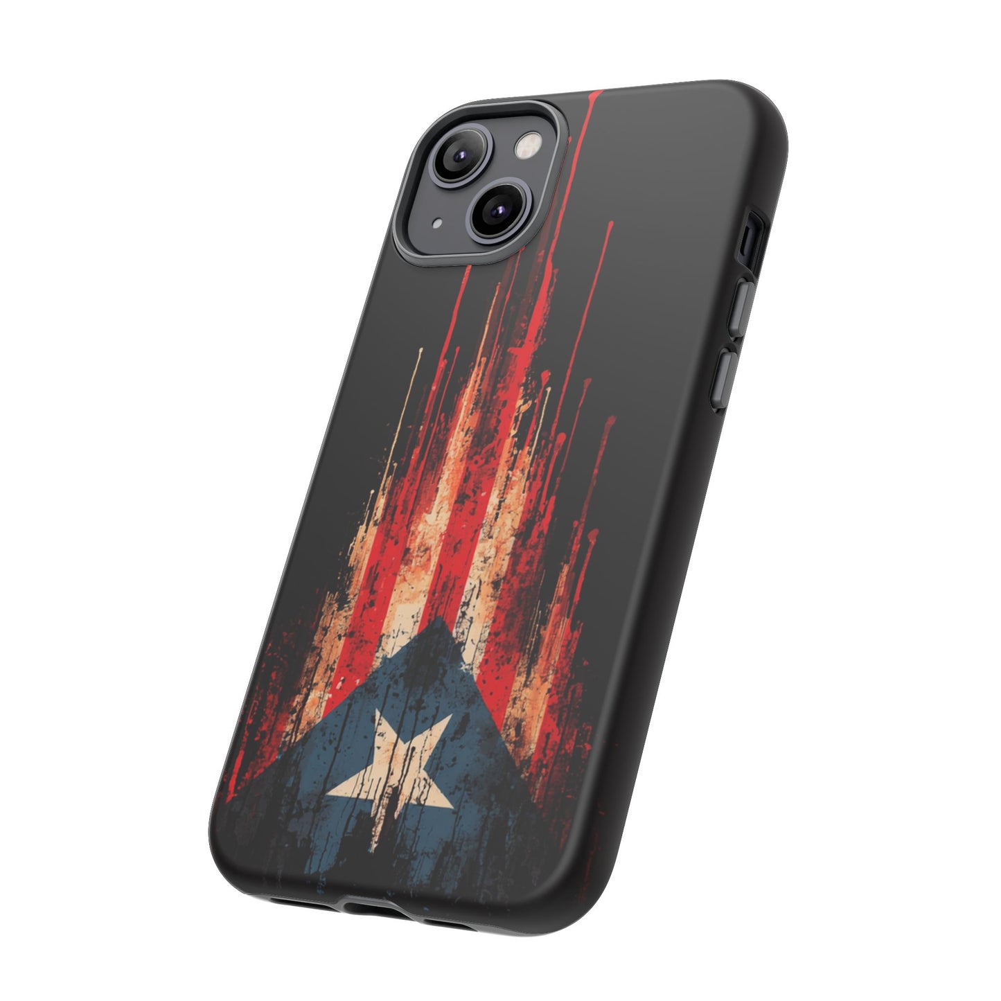 Puerto Rico Flag Phone Case | Distressed Puerto Rican Flag Tough Case | Boricua Pride Protective iPhone Samsung Cover