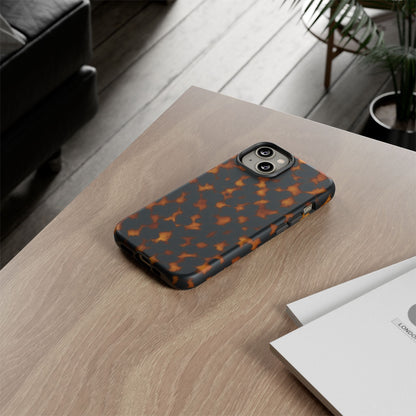 Tortoiseshell Phone Case – Brown Leopard Pattern Luxury Tough Protective Case