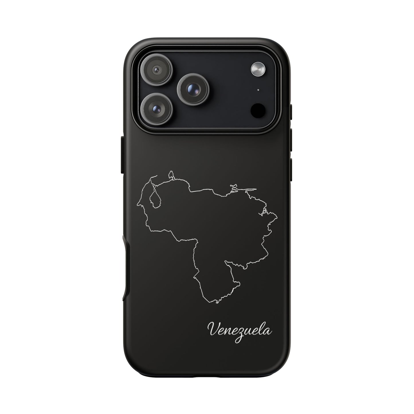 Venezuela Outline Phone Case – Minimal Country Map Tough Case (iPhone, Samsung, Pixel)