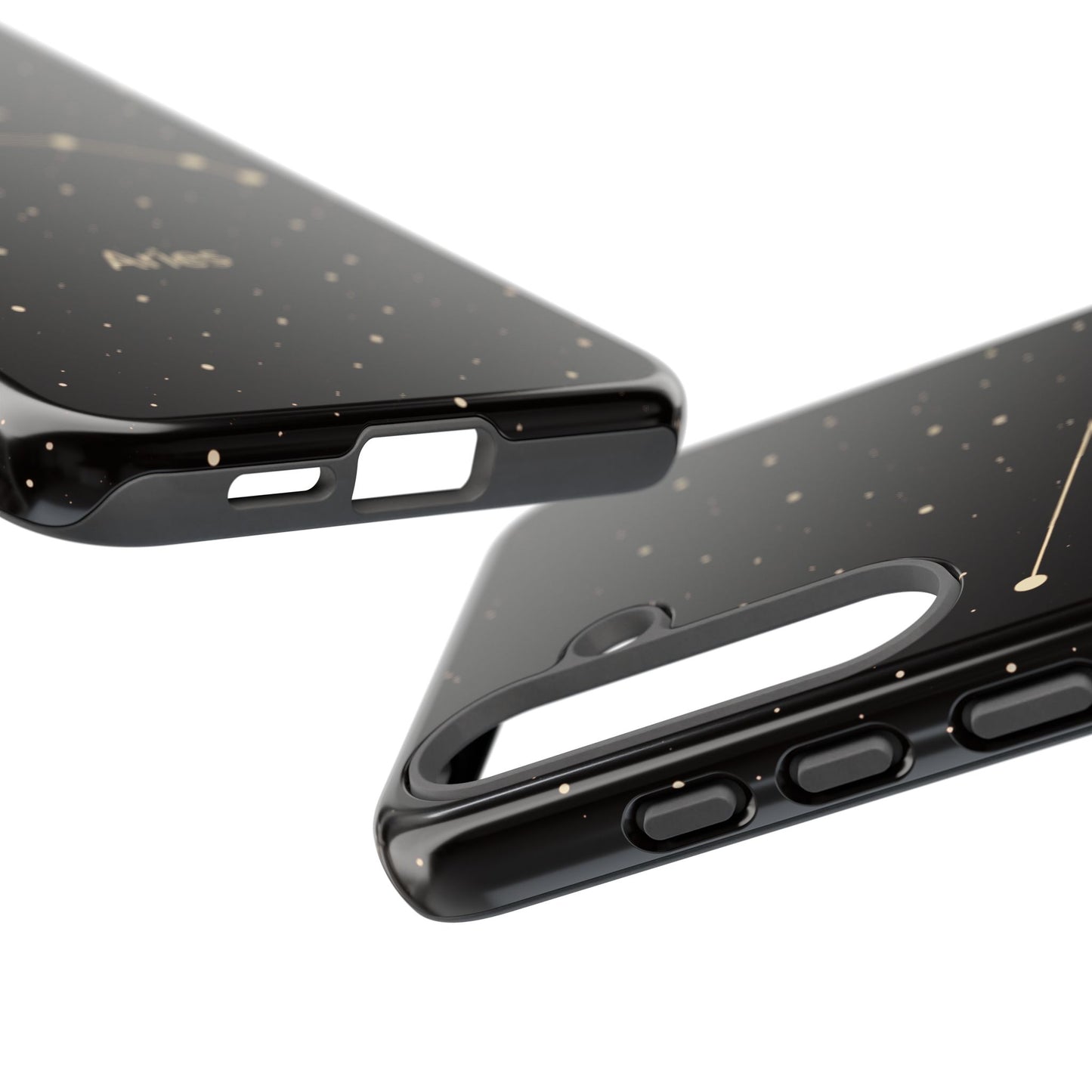 Aries Zodiac Constellation Phone Case – Luxe Gold Celestial Cover