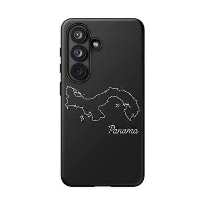 Panama Outline Phone Case – Minimal Country Map Tough Case (iPhone, Samsung, Pixel)