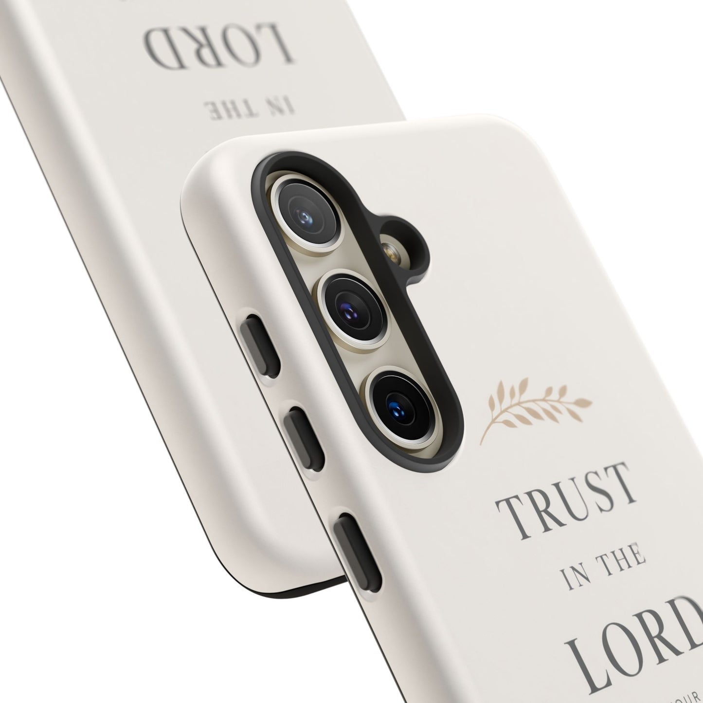 Proverbs 3:5 Christian Phone Case Trust in the Lord Minimalist Faith Cover