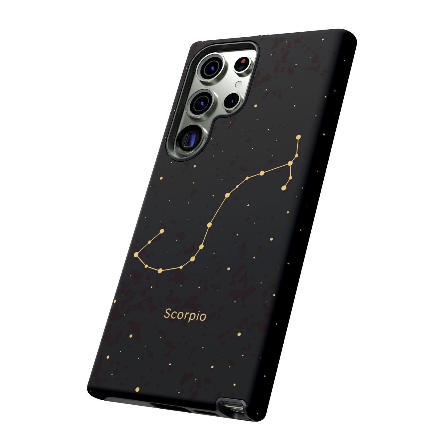 Scorpio Zodiac Constellation Phone Case – Luxe Gold Celestial Cover