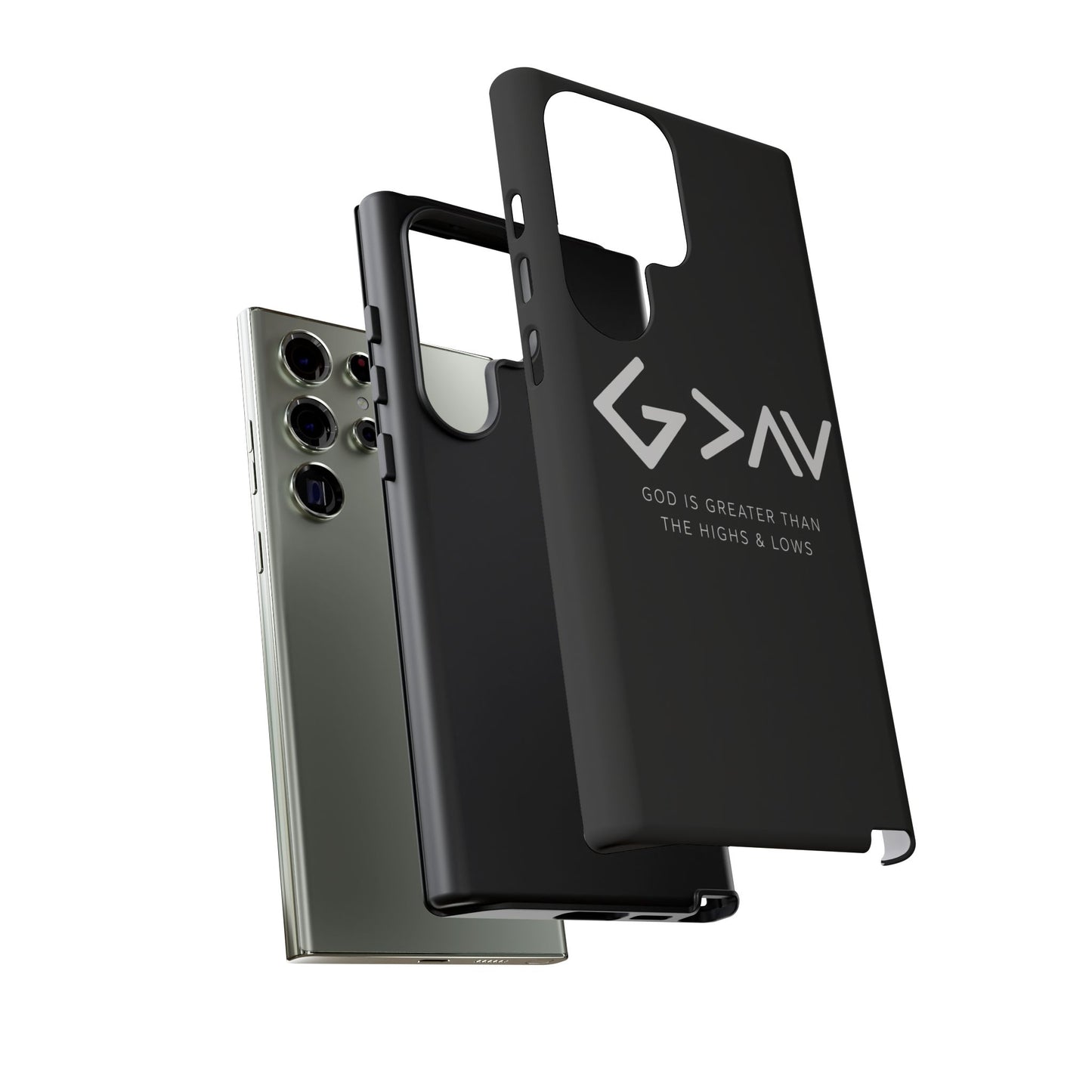 God Is Greater Than The Highs & Lows G>∧∨ Christian Phone Case