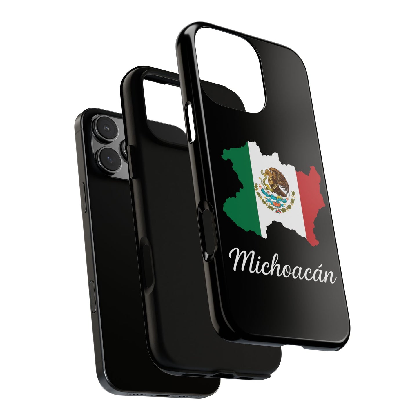 Michoacán Mexico Flag Map Phone Case | Mexican American Pride Tough Case for iPhone & Samsung