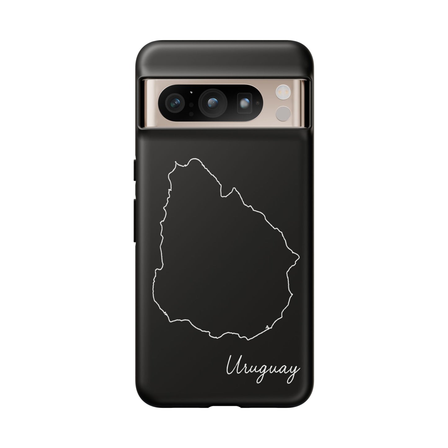Uruguay Outline Phone Case – Minimal Country Map Tough Case (iPhone, Samsung, Pixel)