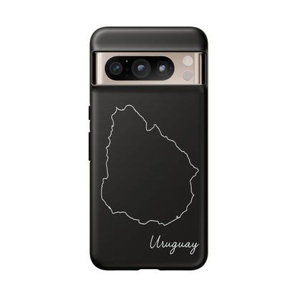 Uruguay Outline Phone Case – Minimal Country Map Tough Case (iPhone, Samsung, Pixel)