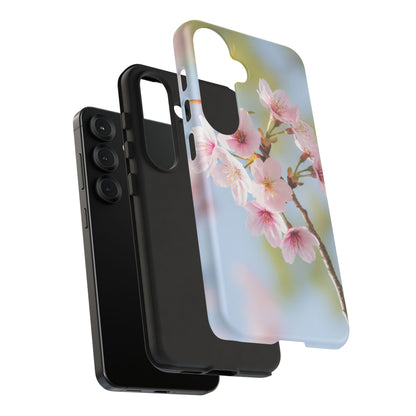 Cherry Blossom Phone Case – Pink Floral Tough Case (iPhone, Samsung Galaxy, Pixel)