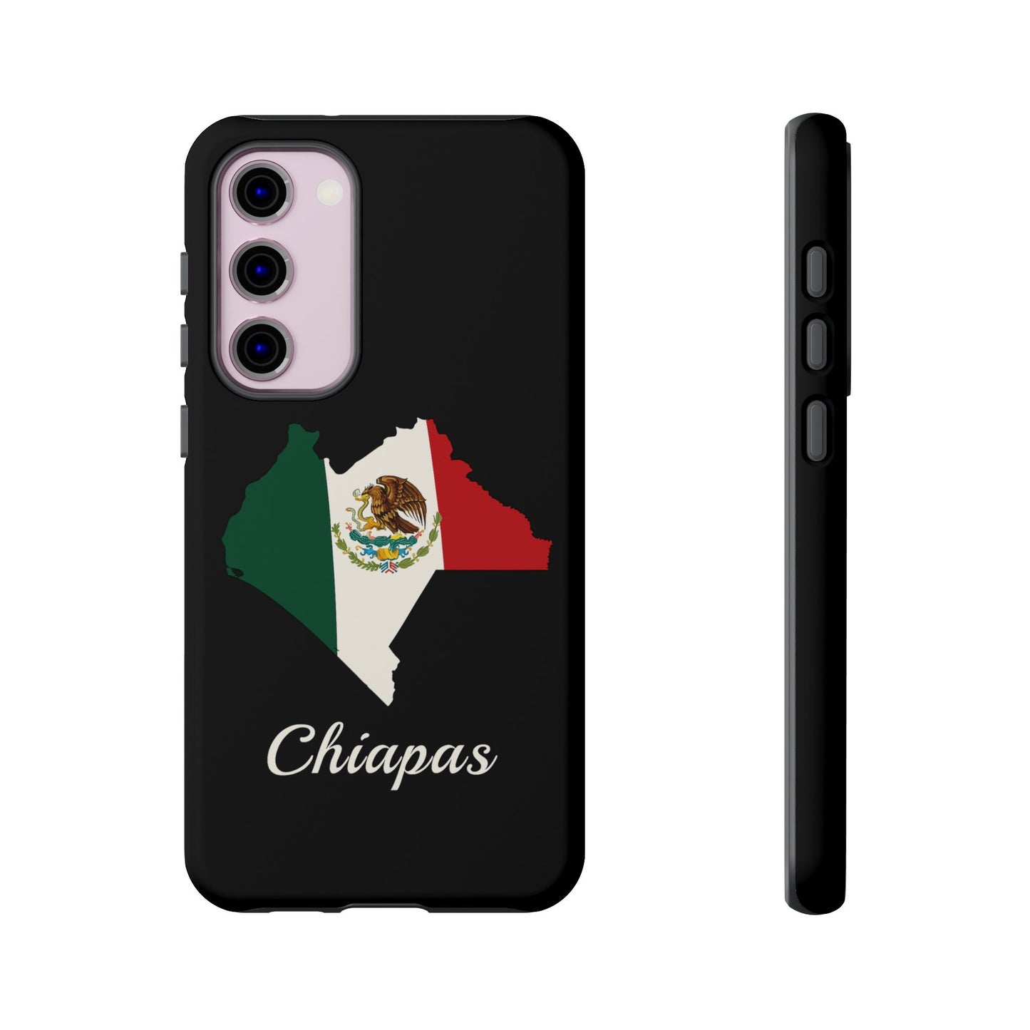 Chiapas Mexico Flag Map Phone Case | Mexican American Pride Tough Case for iPhone & Samsung