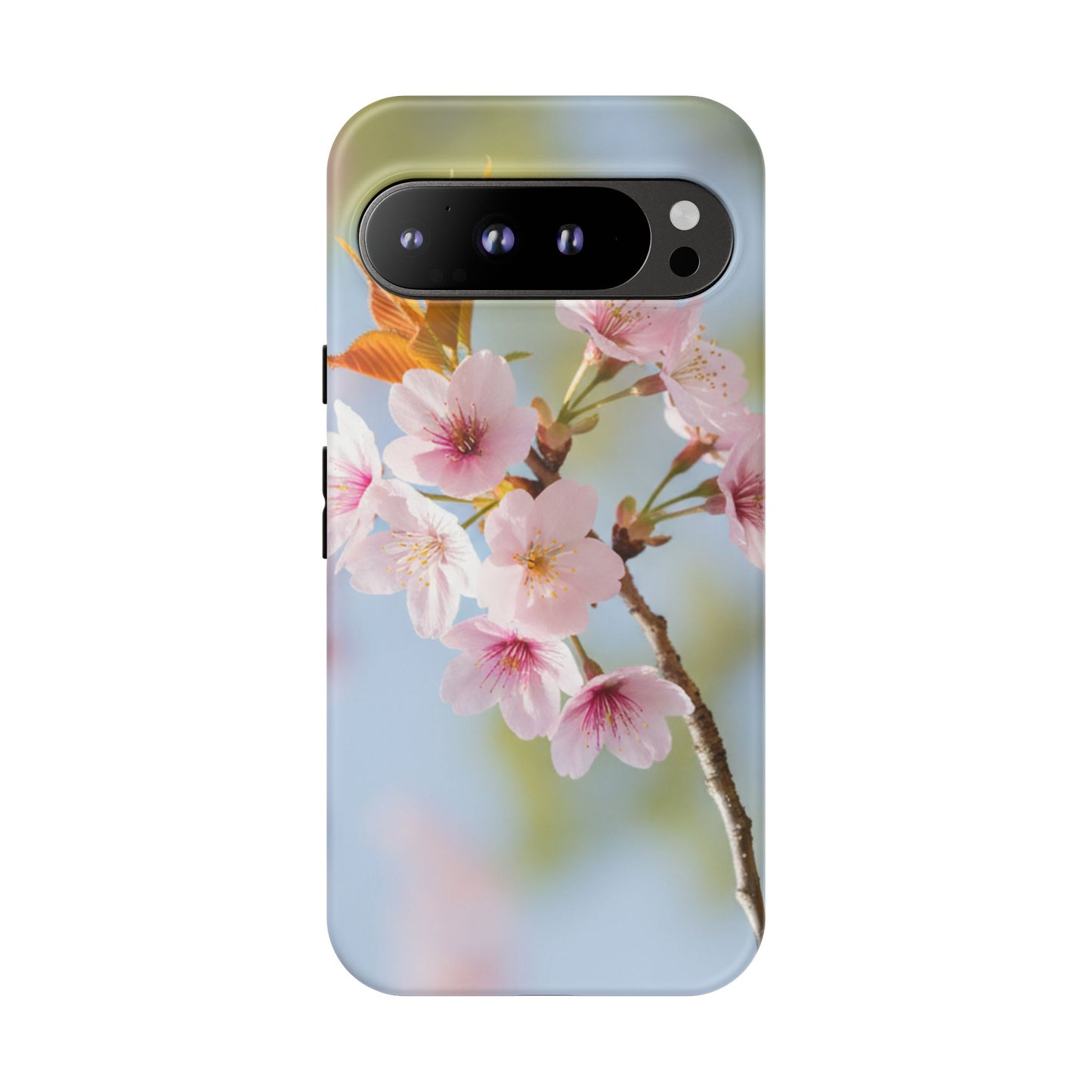 Cherry Blossom Phone Case – Pink Floral Tough Case (iPhone, Samsung Galaxy, Pixel)