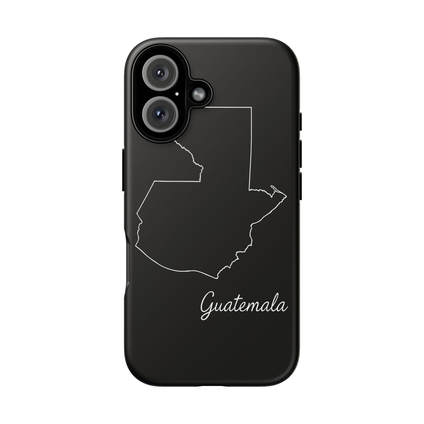 Guatemala Outline Phone Case – Minimal Country Map Tough Case (iPhone, Samsung, Pixel)