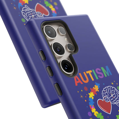 Autism Awareness Tough Case – "Love Connects All Pieces" Phone Case for Iphone, Samsung Galaxy and Pixel