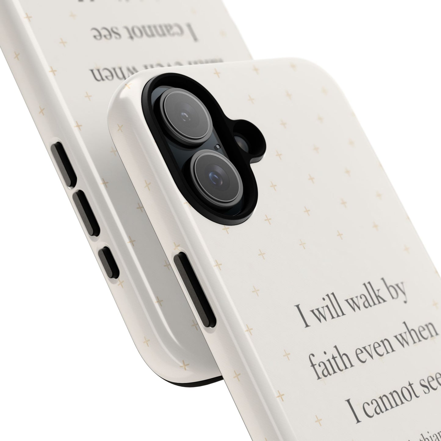 Walk by Faith Phone Case 2 Corinthians 5:7 Christian Bible Cover