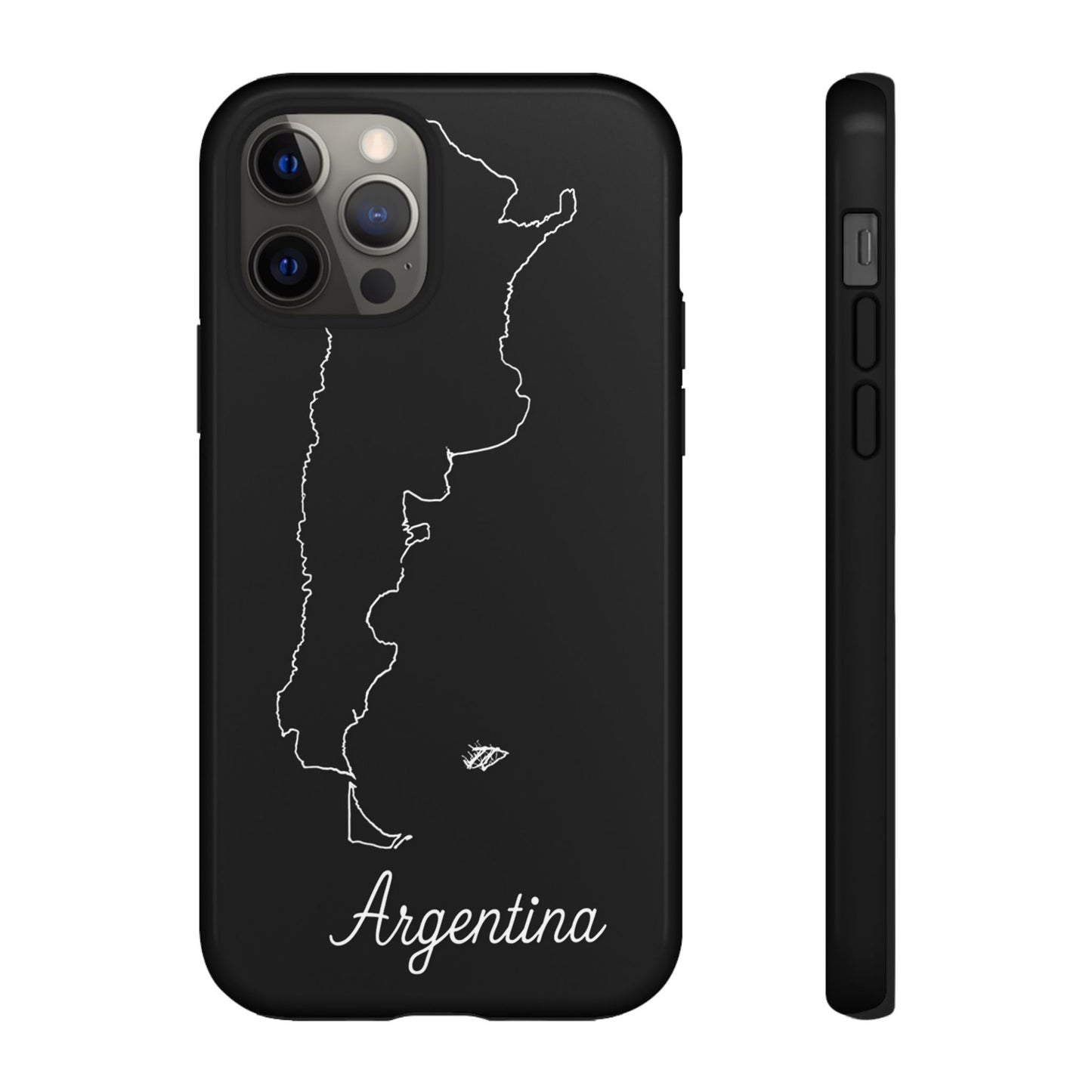 Argentina Outline Phone Case – Minimal Country Map Tough Case (iPhone, Samsung, Pixel)