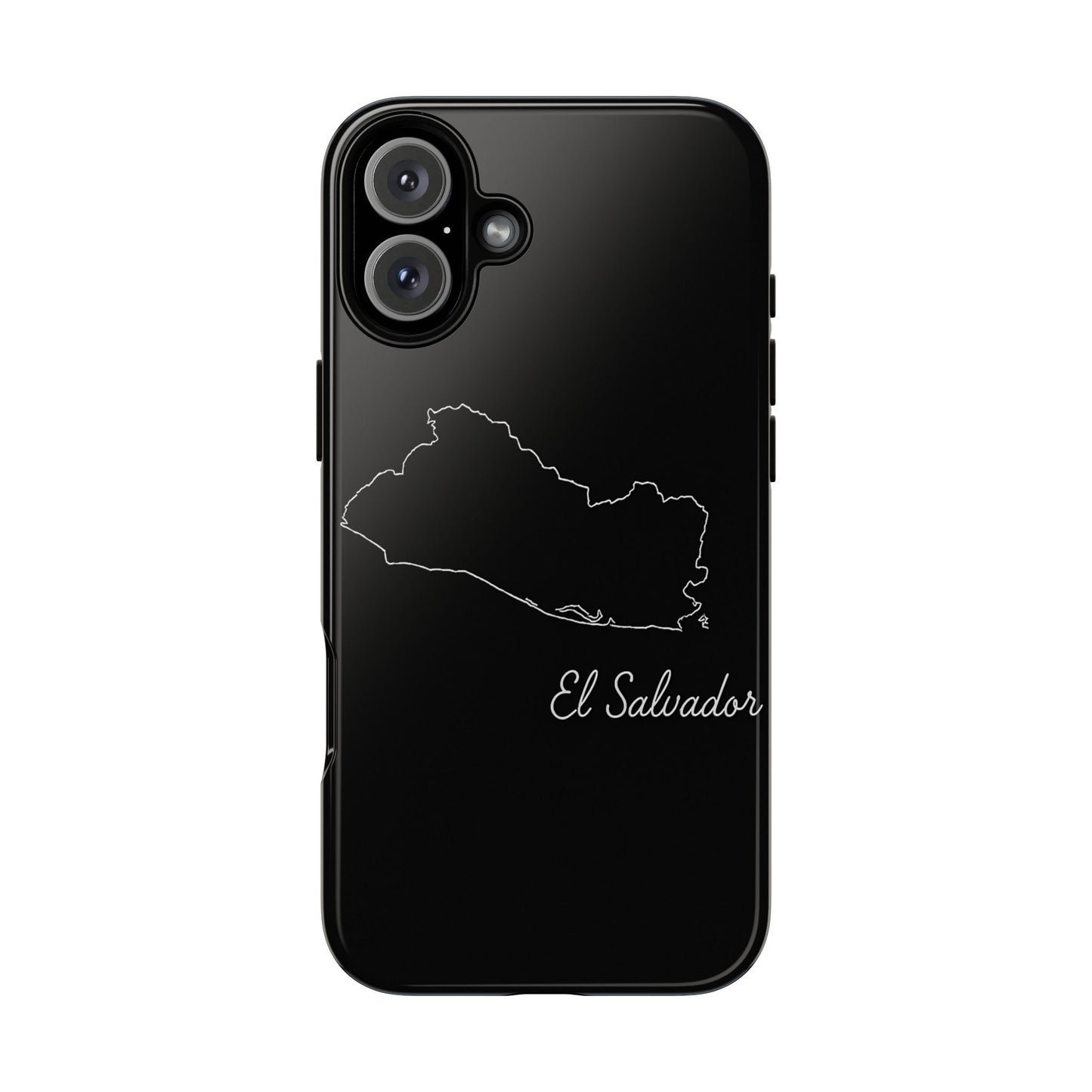 El Salvador Outline Phone Case – Minimal Country Map Tough Case (iPhone, Samsung, Pixel)