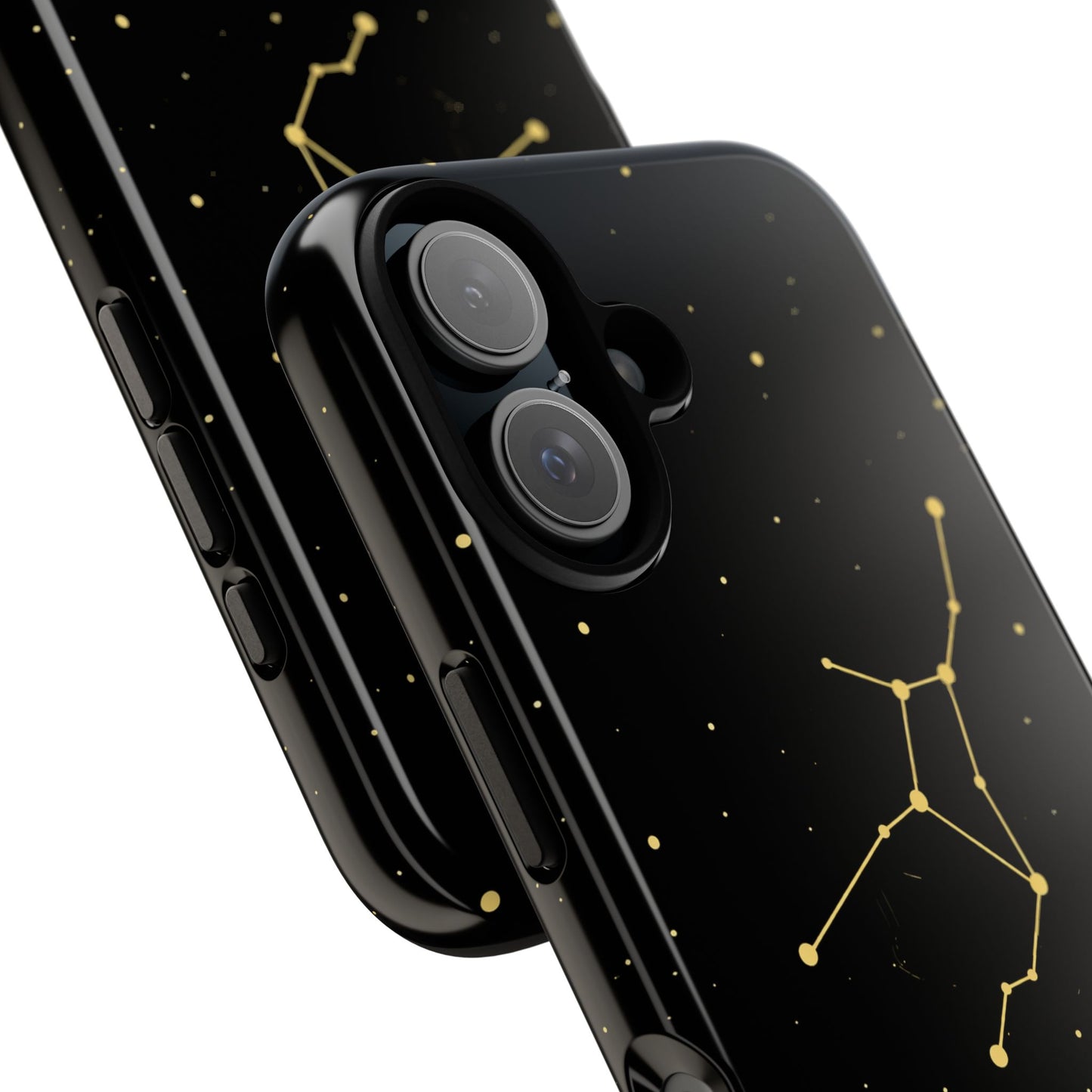 Virgo Zodiac Constellation Phone Case – Luxe Gold Celestial Cover