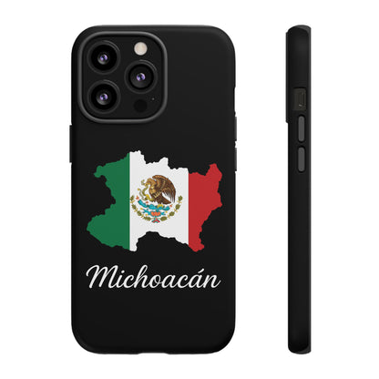 Michoacán Mexico Flag Map Phone Case | Mexican American Pride Tough Case for iPhone & Samsung