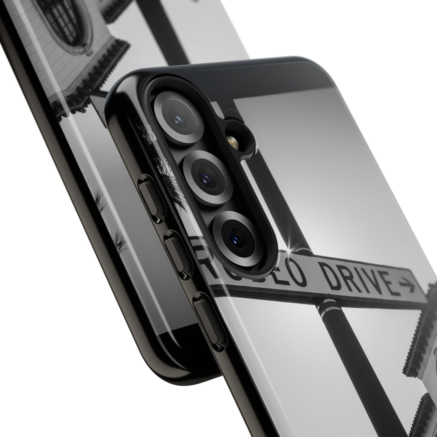 Rodeo Drive Phone Case | Los Angeles Aesthetic Black & White Photography | Luxury LA Street Tough Case for iPhone & Samsung