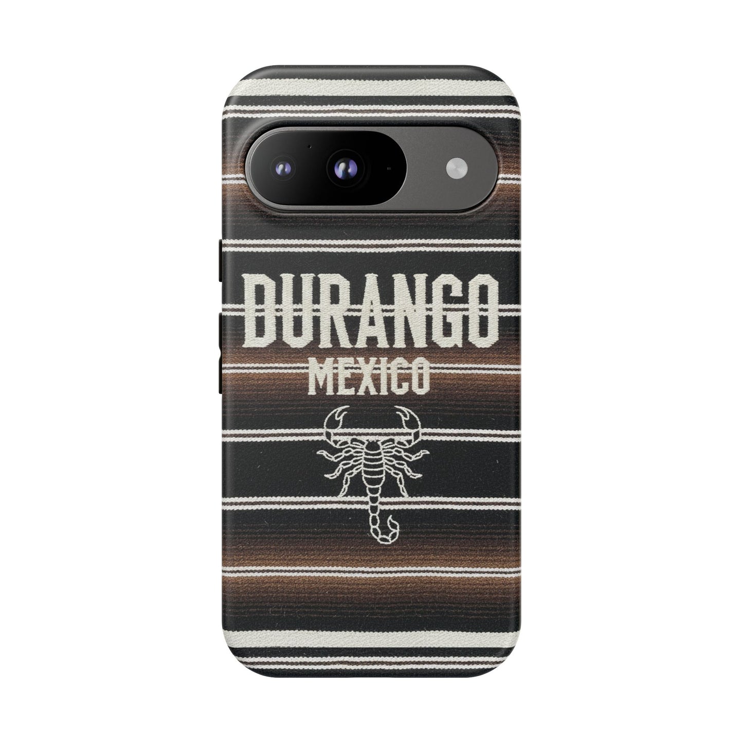 Durango Mexico Phone Case | Serape Scorpion Western Design | Mexican Heritage Tough Case for iPhone & Samsung