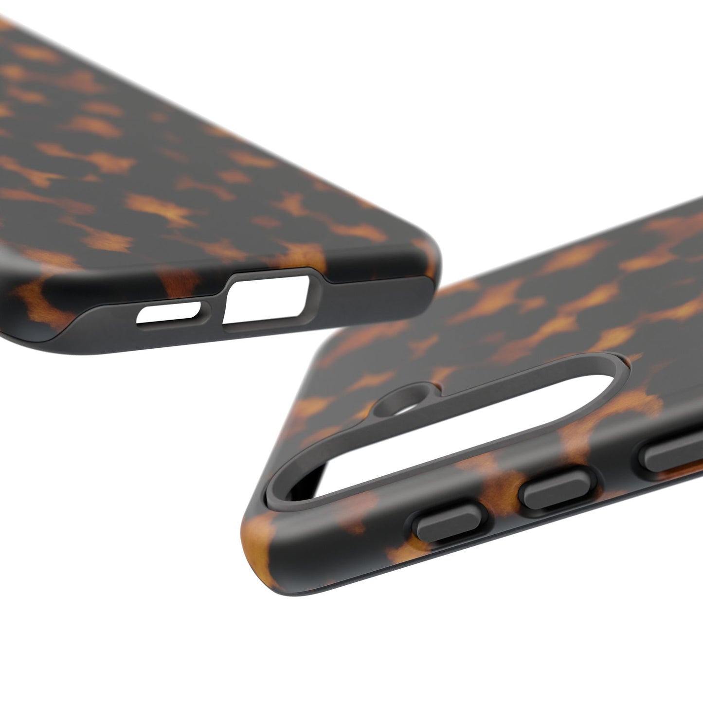 Tortoiseshell Phone Case – Brown Leopard Pattern Luxury Tough Protective Case