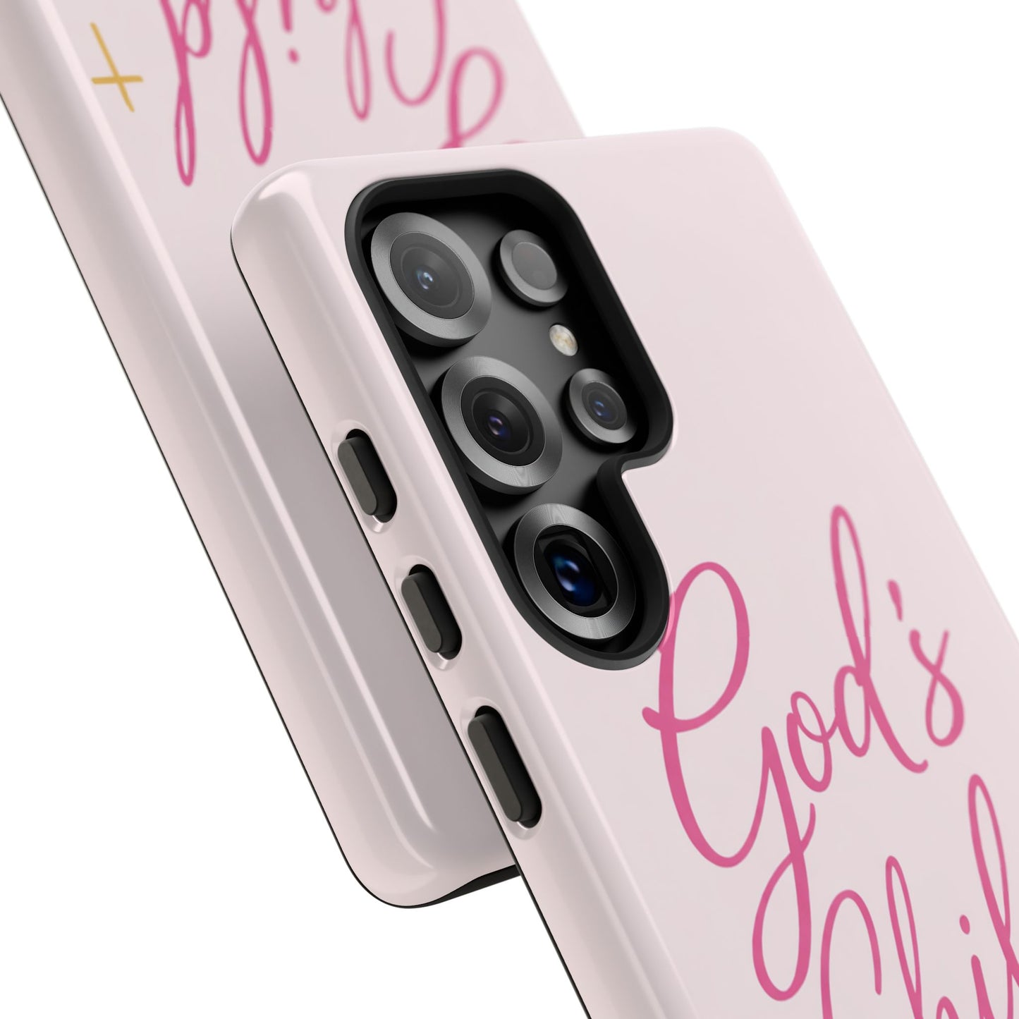 Gods Child Phone Case Christian Pink Aesthetic Tough iPhone Case