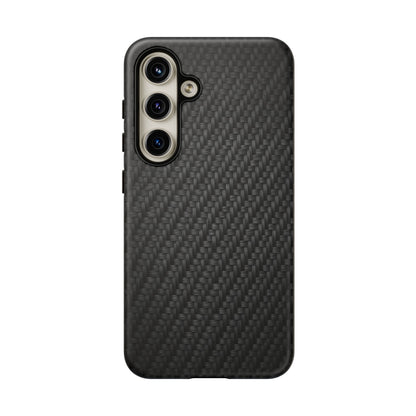 Carbon Fiber Inspired Phone Case – Rugged Slim Protective Tech Case for iPhone & Samsung