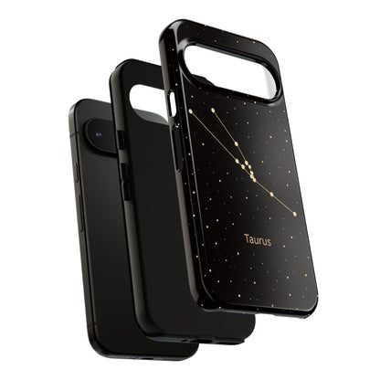 Taurus Zodiac Constellation Phone Case – Luxe Gold Celestial Cover