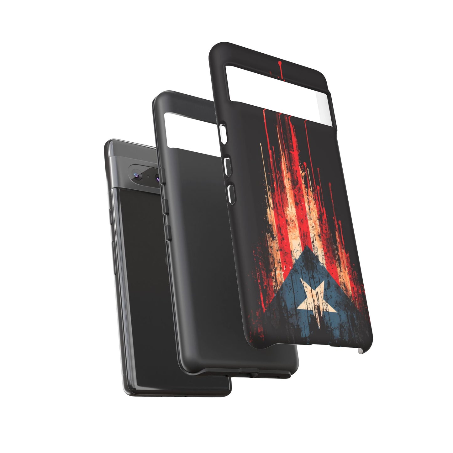 Puerto Rico Flag Phone Case | Distressed Puerto Rican Flag Tough Case | Boricua Pride Protective iPhone Samsung Cover