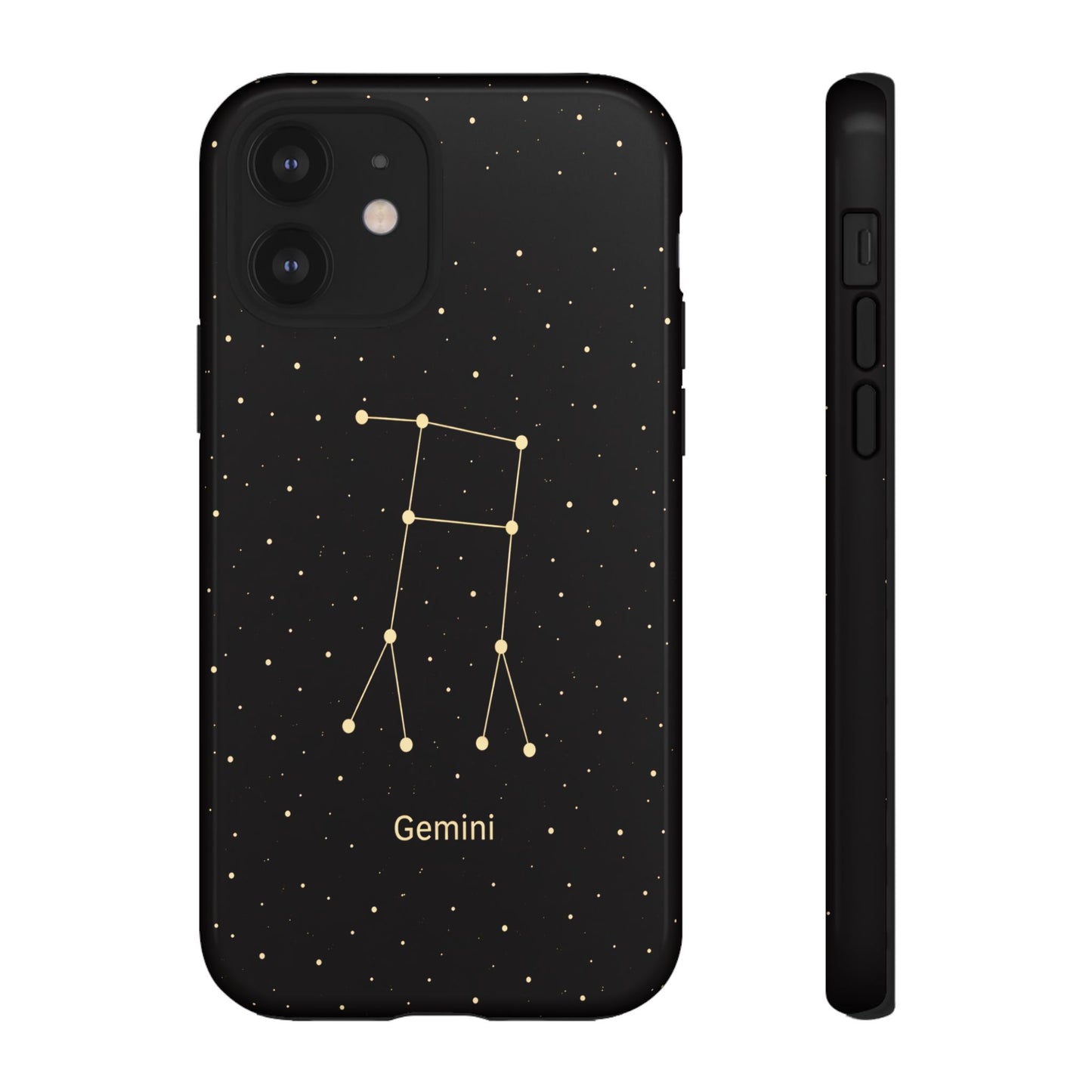 Gemini Zodiac Constellation Phone Case – Luxe Gold Celestial Cover