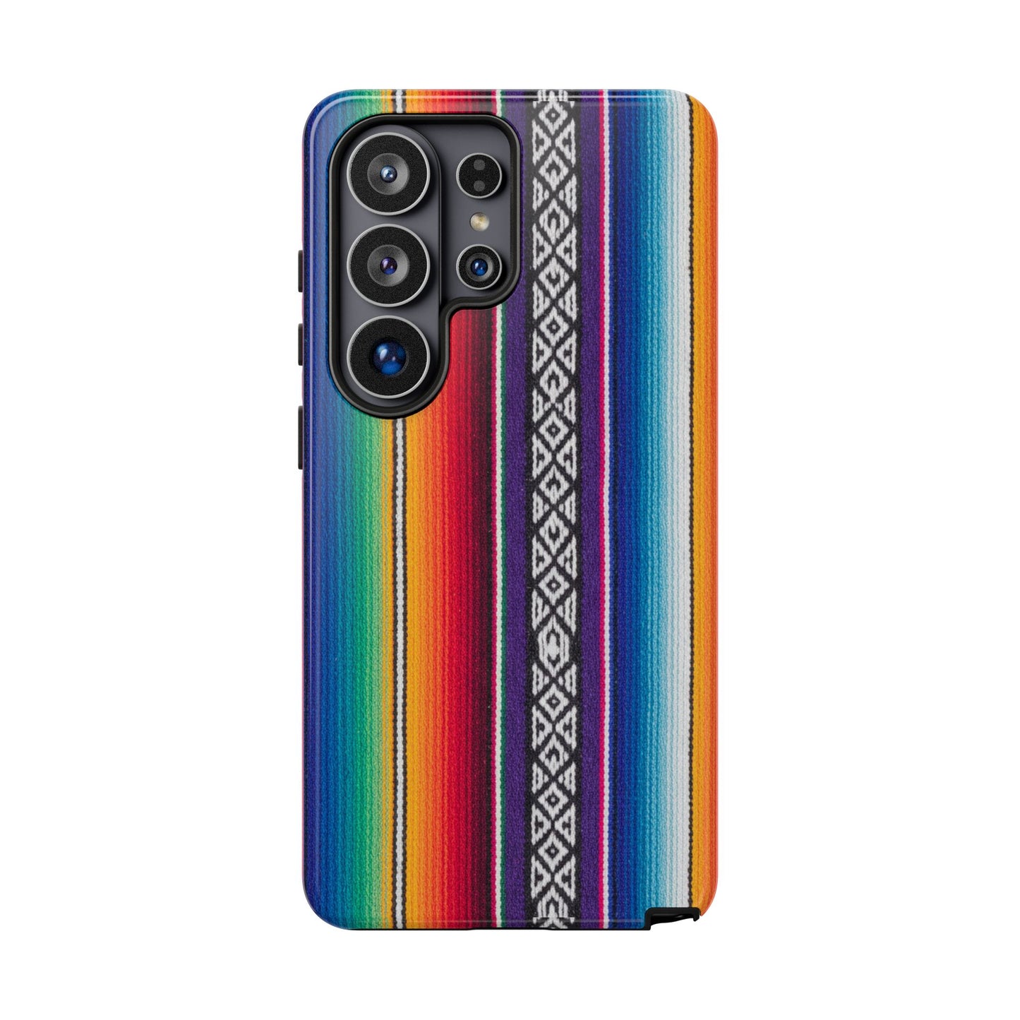 Serape Stripe Phone Case – Colorful Mexican Blanket Pattern Tough Case