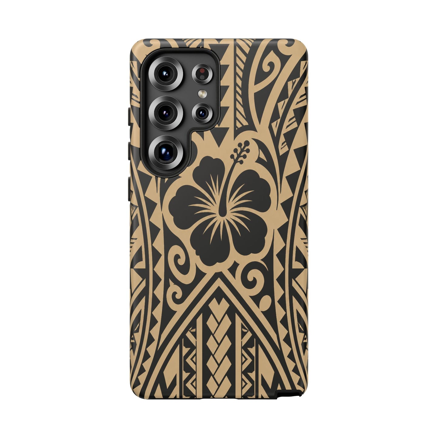 Polynesian Tribal Hawaiin Hibiscus Phone Case for iPhone Samsung Galaxy