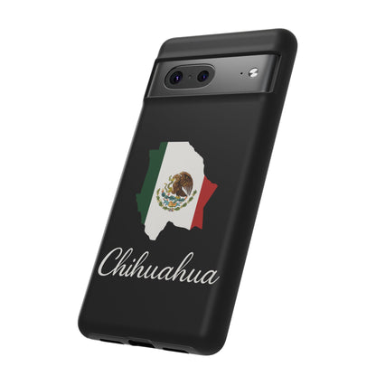 Chihuahua Mexico Flag Map Phone Case | Mexican American Pride Tough Case for iPhone & Samsung