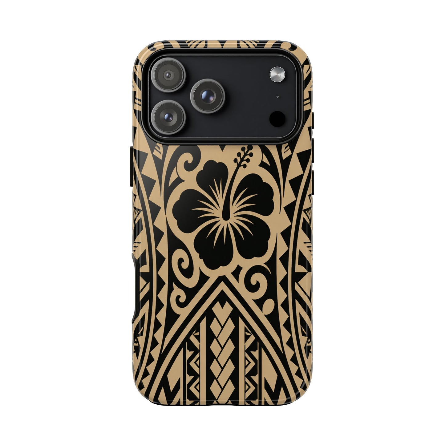 Polynesian Tribal Hawaiin Hibiscus Phone Case for iPhone Samsung Galaxy
