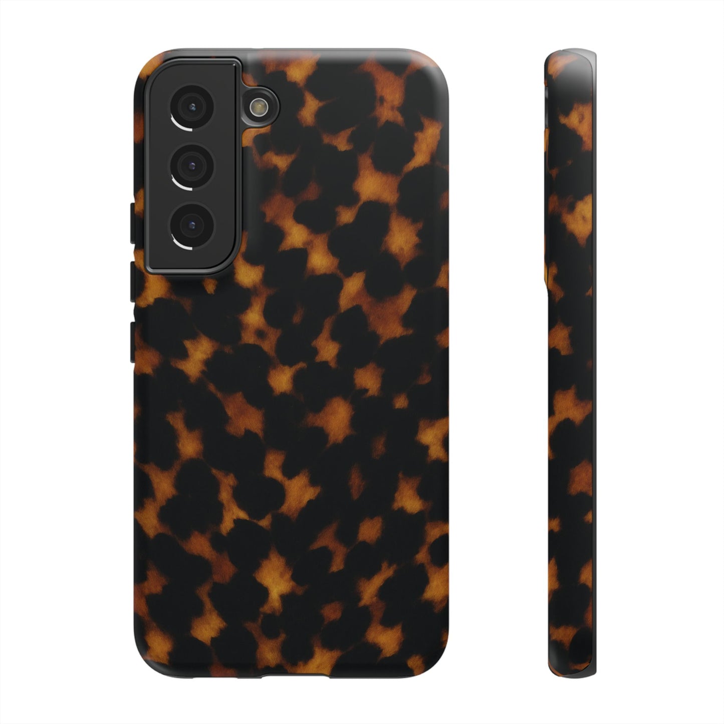 Tortoiseshell Phone Case – Brown Leopard Pattern Luxury Tough Protective Case