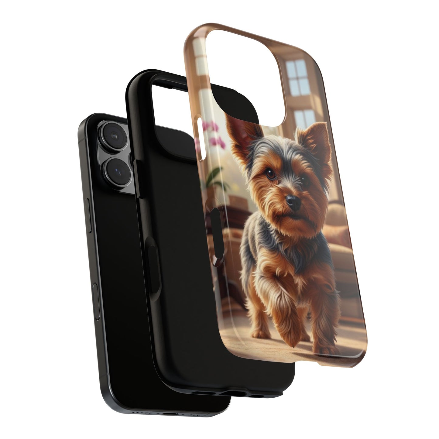 Yorkshire Terrier Phone Case – Cute Yorkie Puppy Tough Case (iPhone, Samsung, Pixel)