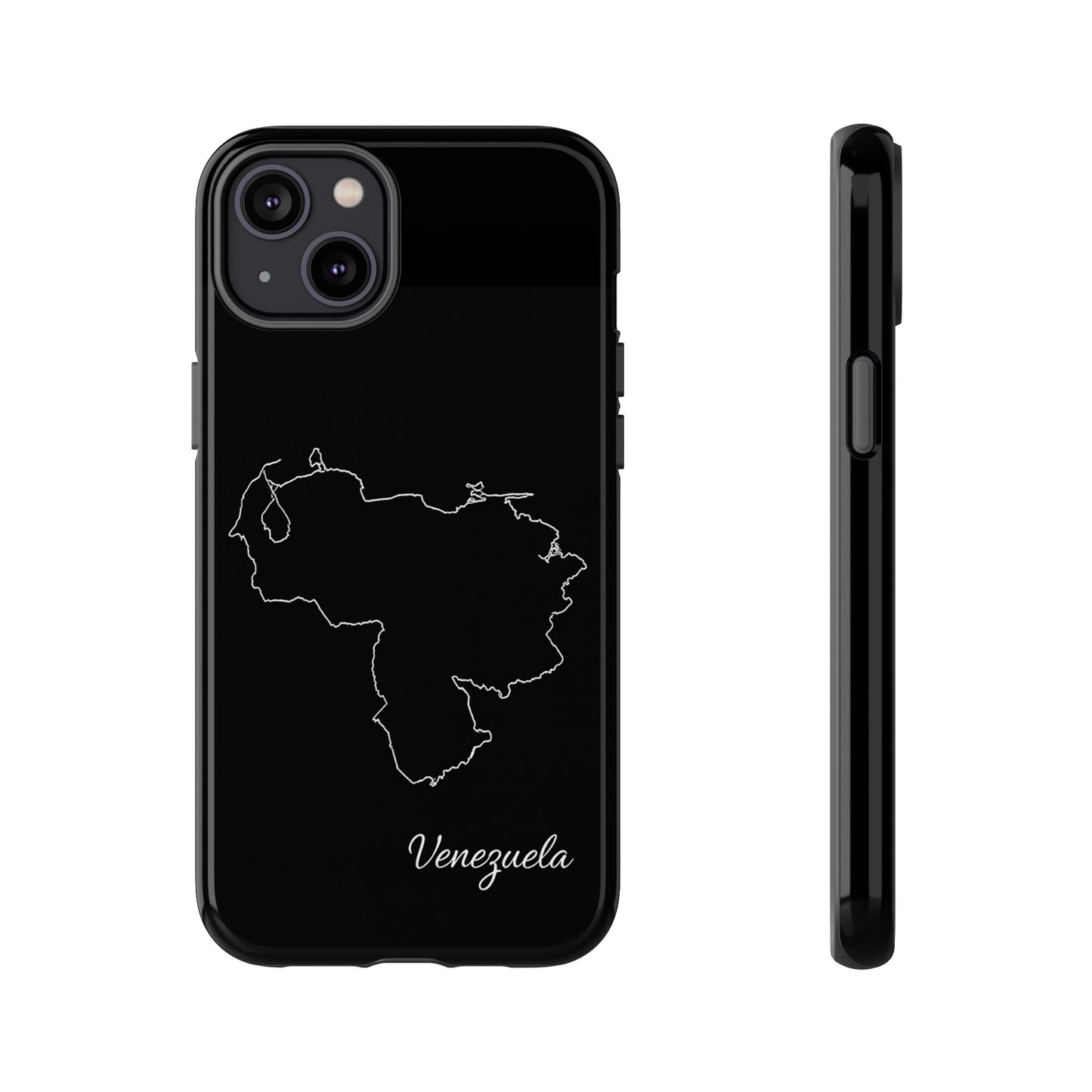 Venezuela Outline Phone Case – Minimal Country Map Tough Case (iPhone, Samsung, Pixel)