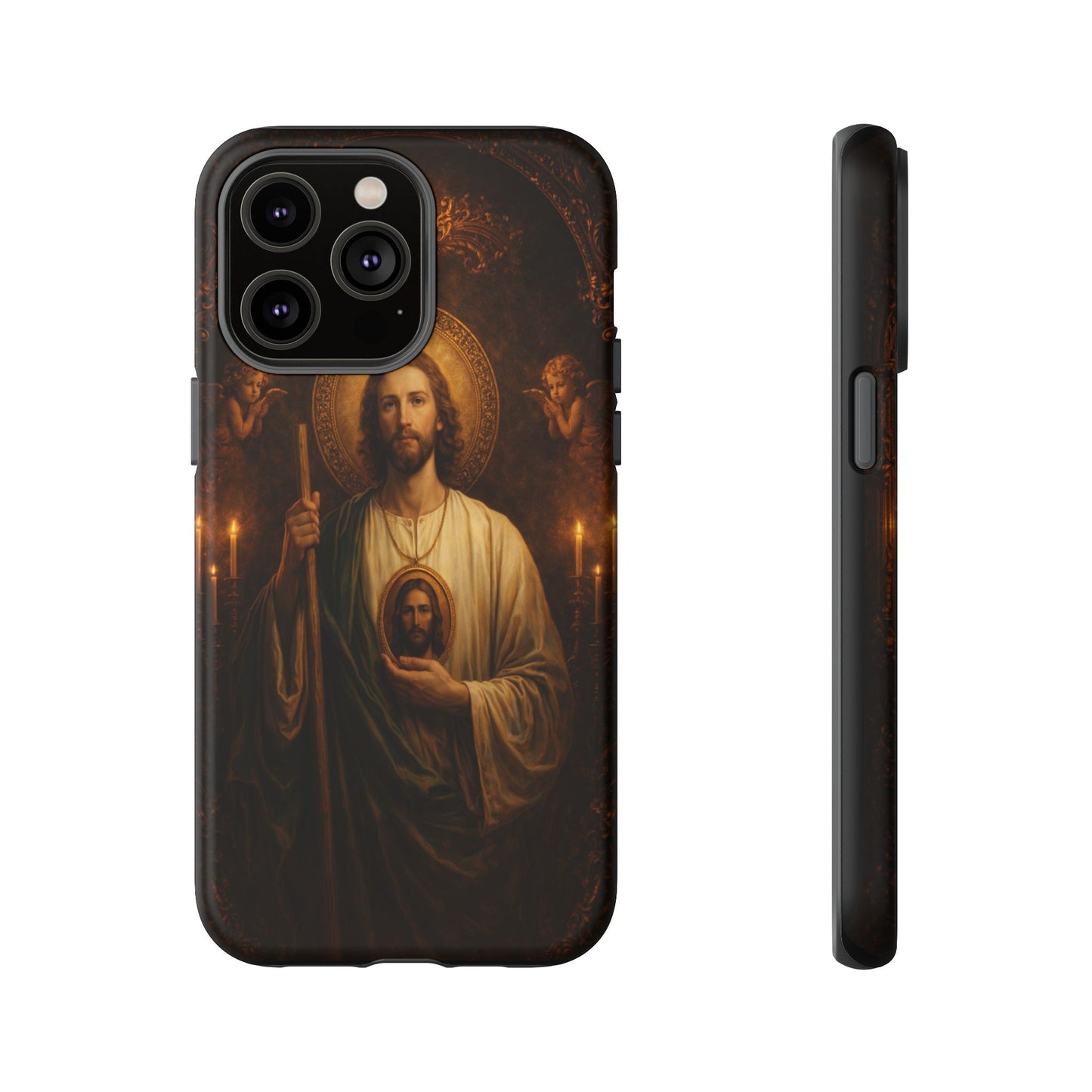 San Judas Phone Case Saint Jude Catholic Saint Religious Art Portrait Tough